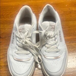 Reebok White Athletic Shoes